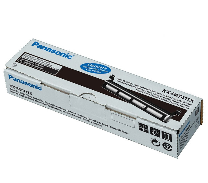 Panasonic KX-FAT411X 2000pages Black laser toner & cartridge