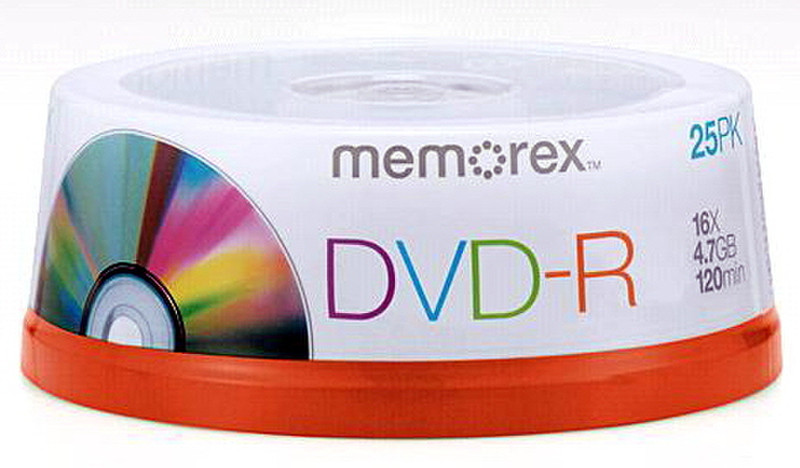 Memorex DVD-R 4.7ГБ DVD-R 25шт