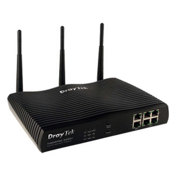 Draytek VigorPro 5300n Gigabit Ethernet Schwarz WLAN-Router