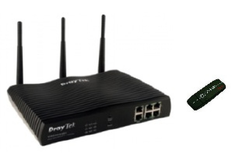 Draytek Vigor2930VSn + Vigor N61 Fast Ethernet Черный wireless router