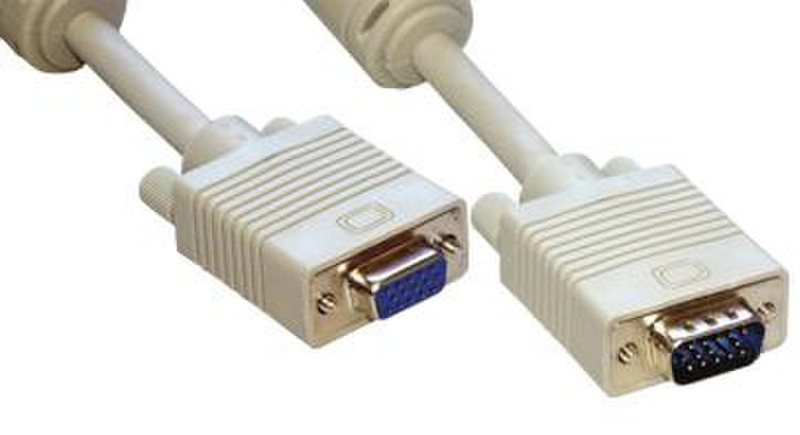 MCL MC341B-25M 25m VGA (D-Sub) VGA (D-Sub) White VGA cable