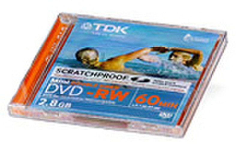 TDK DVD-RW28SP 2.8ГБ DVD-RW чистый DVD