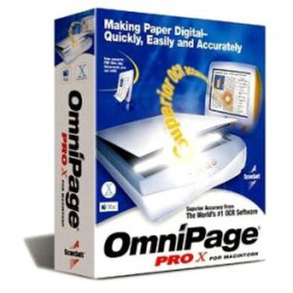 Nuance OmniPage Pro X, v10.0, Mac, 1u, EDU, FR