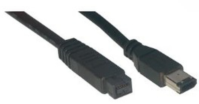 MCL MC932-9/6-3M 3m Schwarz Firewire-Kabel