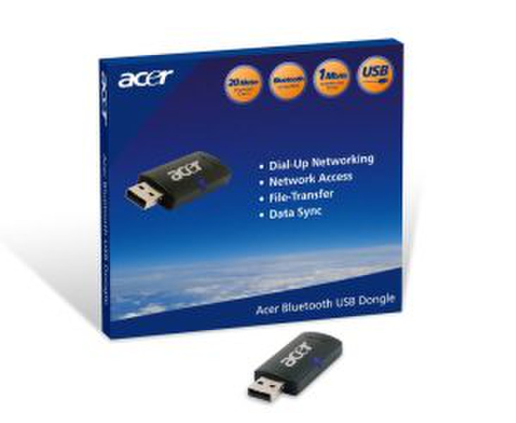 Acer USB Bluetooth mini USB -adapter 1Mbit/s networking card