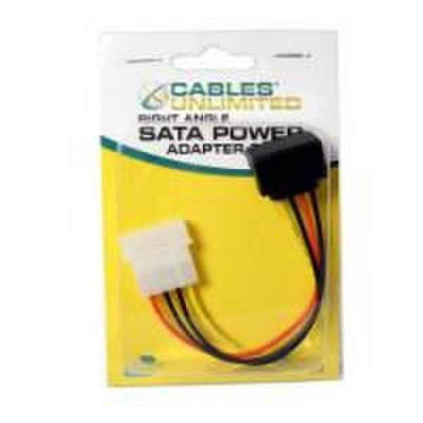 Cables Unlimited SATA Right Angle Power Adapter Cable SATA SATA cable