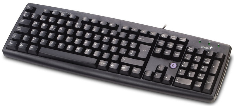 MCL KB-06XE PS/2 QWERTY Schwarz Tastatur