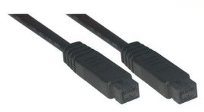 MCL MC932-9/9-3M 3m Schwarz Firewire-Kabel