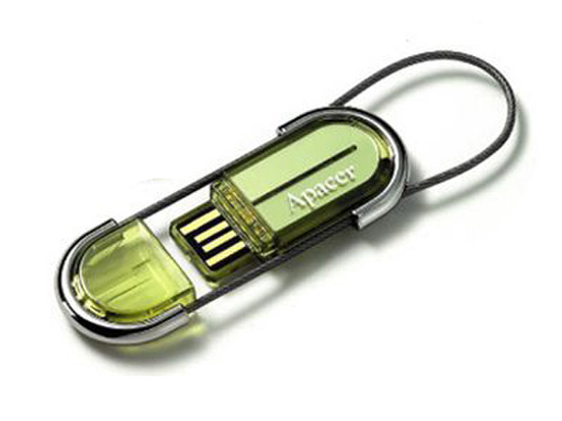 Apacer Handy Steno AH160 2GB 2ГБ USB 2.0 Тип -A Зеленый USB флеш накопитель