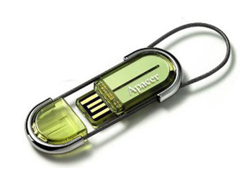 Apacer Handy Steno AH160 8GB 8ГБ USB 2.0 Тип -A Зеленый USB флеш накопитель