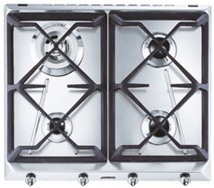 Smeg SRV564GH3 built-in Gas hob Stainless steel hob