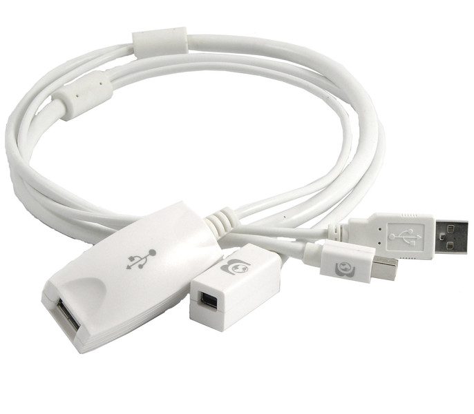 Dr. Bott Mini DisplayPort Extension Pro USB 4.5 m 4.5m Weiß