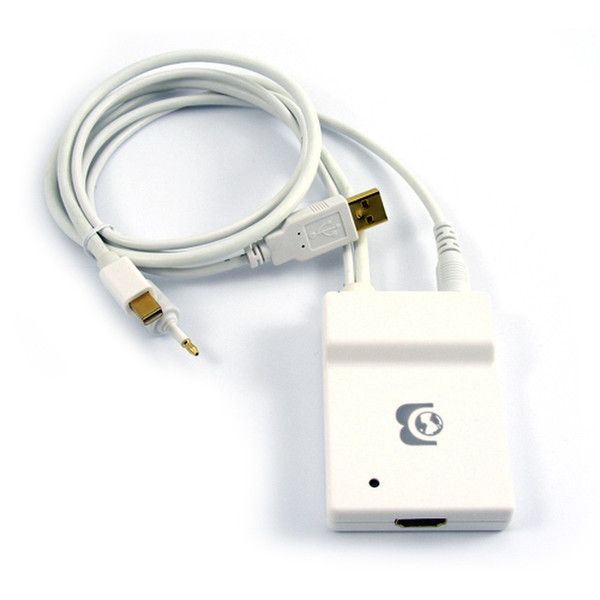 Dr. Bott 15283 HDMI 1.3b FM Mini DisplayPort 1.1a M Weiß Kabelschnittstellen-/adapter