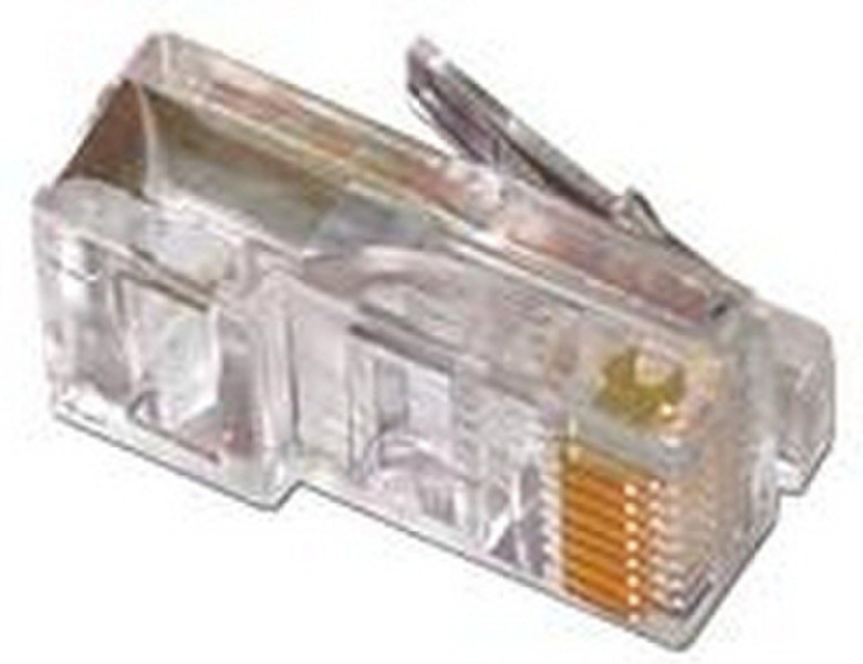 MCL RJ-45-100 RJ45 Transparent wire connector
