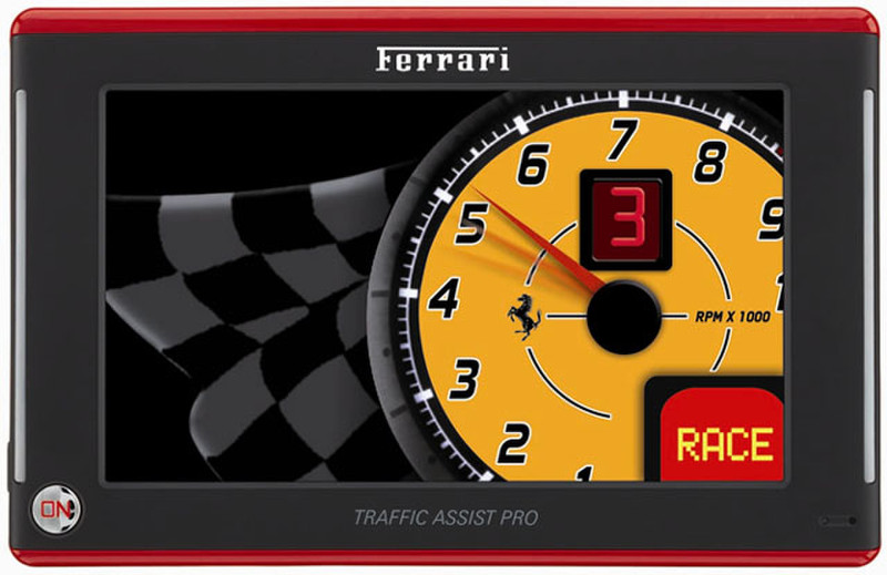 Becker Traffic Assist Z 250 Ferrari Edition Handgeführt LCD Touchscreen 202g Navigationssystem