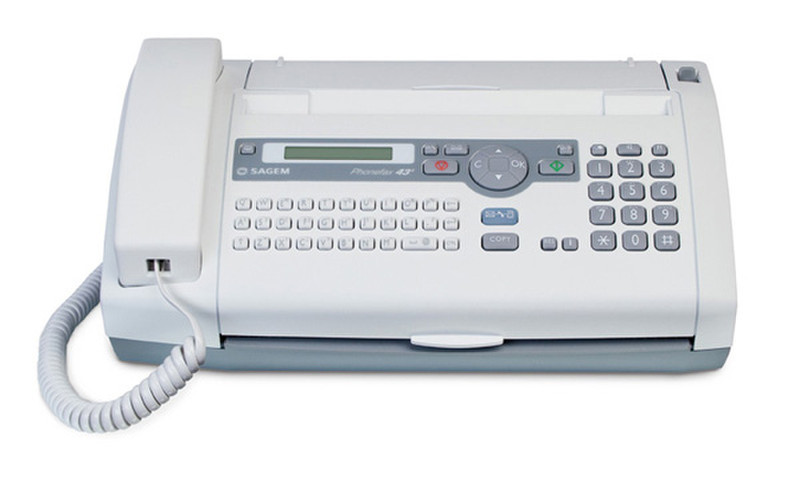 Sagem PhoneFax 43 S 9.6Kbit/s 203 x 196DPI Grey fax machine