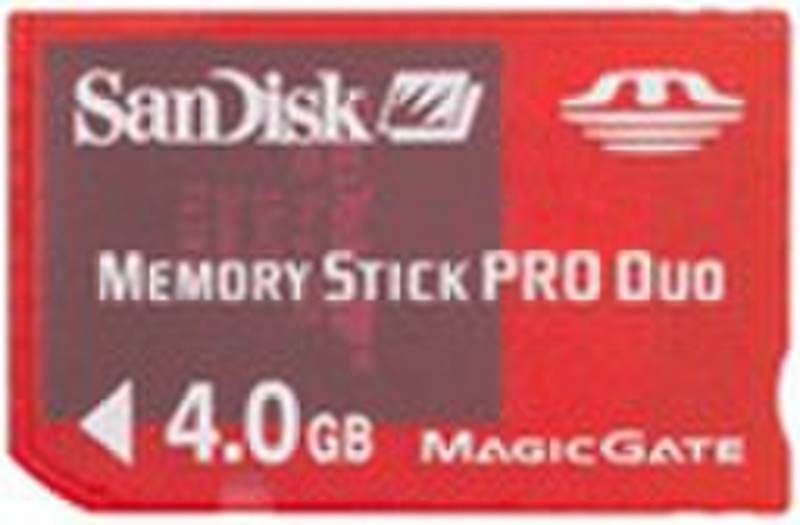 Sandisk Gaming Memory Stick PRO Duo 4GB 4GB memory card