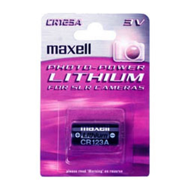 Maxell CR123 Lithium 3V non-rechargeable battery