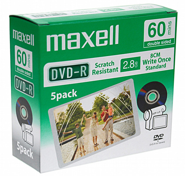 Maxell DVD-R 1.4ГБ DVD-R 5шт