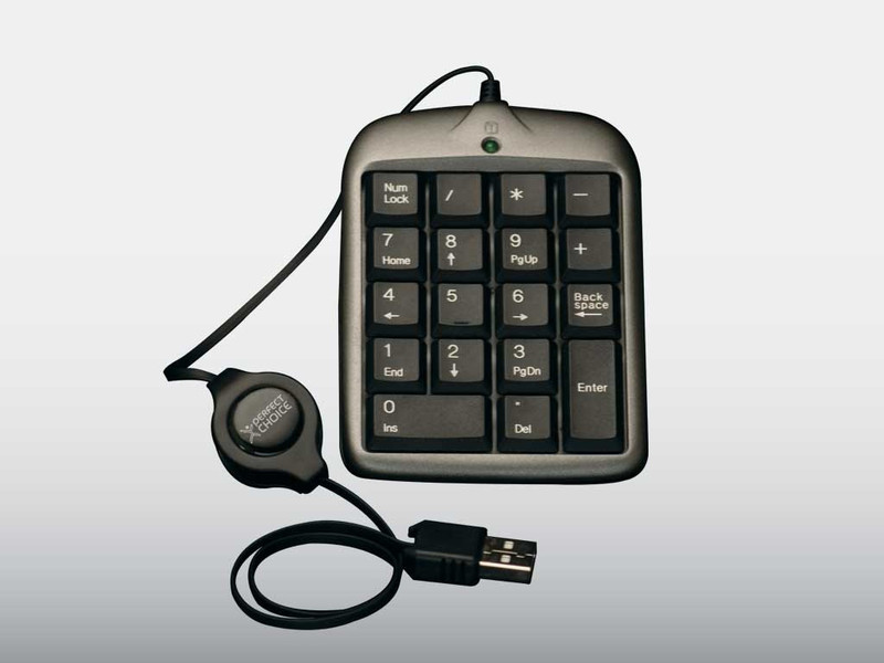Perfect Choice Teclado Numérico USB Numerisch Schwarz Tastatur