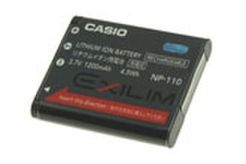 Casio NP-110 Lithium-Ion (Li-Ion) 1200mAh 3.7V rechargeable battery