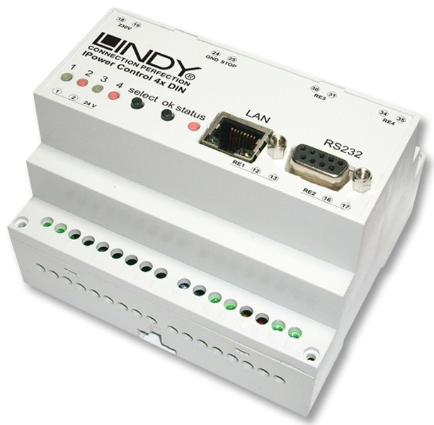 Lindy IPower Control 4 DIN gateways/controller