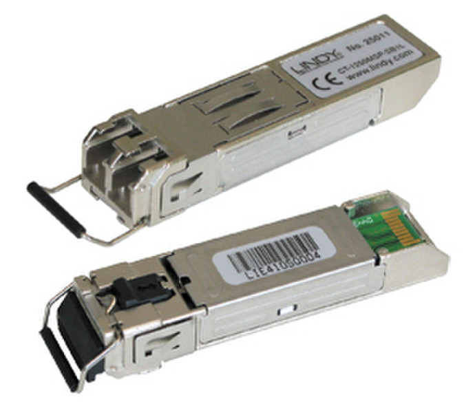 Lindy Mini GBIC Module, 1000Base-SX Gigabit LC Eingebauter Ethernet-Anschluss Netzwerk-Management-Gerät