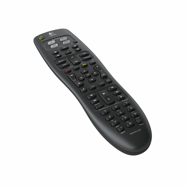 Logitech Harmony 300 Black remote control