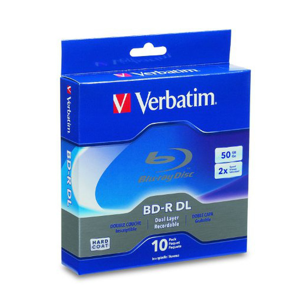 Verbatim 96909 50ГБ BD-R 10шт чистые Blu-ray диски