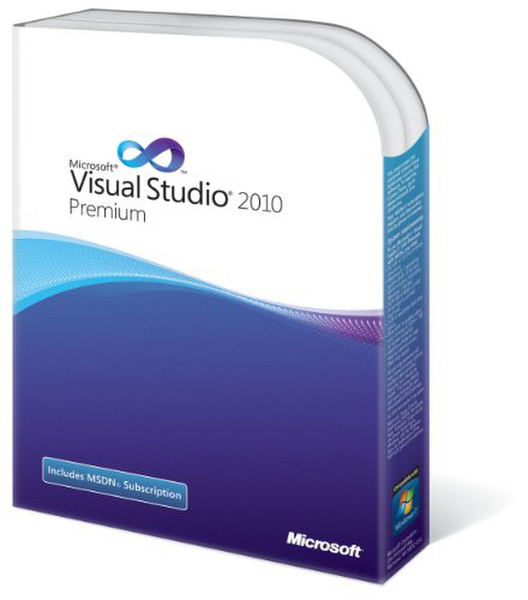 Microsoft VisualStudio 2010 Premium, DVD, Rtl, EN