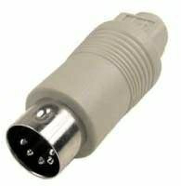Cables Unlimited MiniDin6F / Din5M Adapter MiniDin6F Din5M Grau Kabelschnittstellen-/adapter