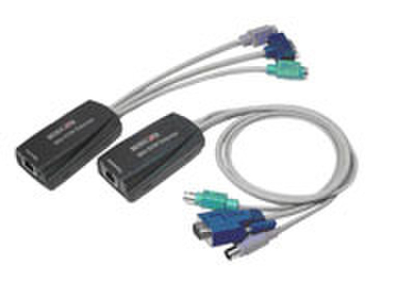 Minicom Advanced Systems Mini KVM Extender 70m Weiß Tastatur/Video/Maus (KVM)-Kabel