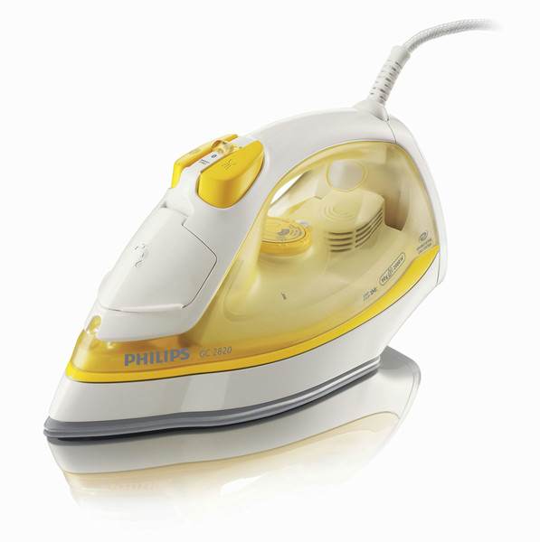 Philips RI2820/12 Dry & Steam iron 1450W White,Yellow iron