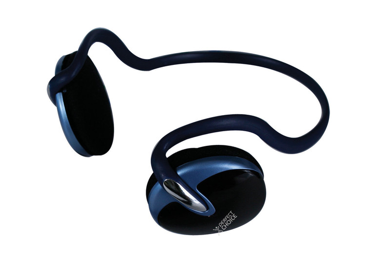 Perfect Choice Audifono Diadema con Banda para Cuello Binaural Wired Black,Blue mobile headset