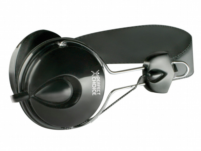 Perfect Choice Audifono Diadema de Alta Fidelidad Binaural Schwarz Headset