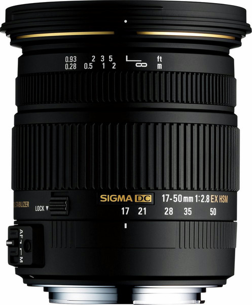 Sigma 17-50mm F2.8 EX DC OS HSM SLR Standard zoom lens Черный