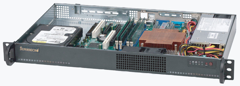 Supermicro CSE-510L-200B 200W Schwarz Computer-Gehäuse