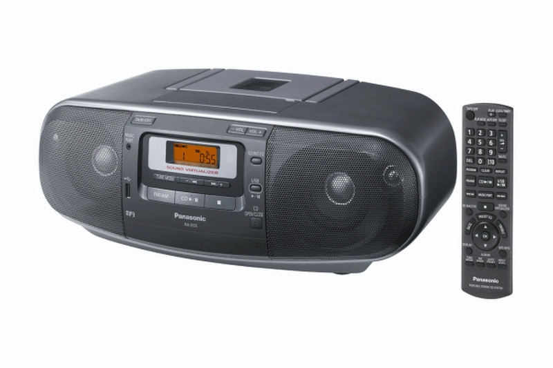 Panasonic RX-D55 Portable CD player Schwarz
