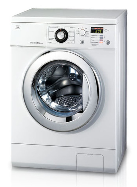 LG F1222ND freestanding Front-load 6kg 1200RPM A+ White washing machine