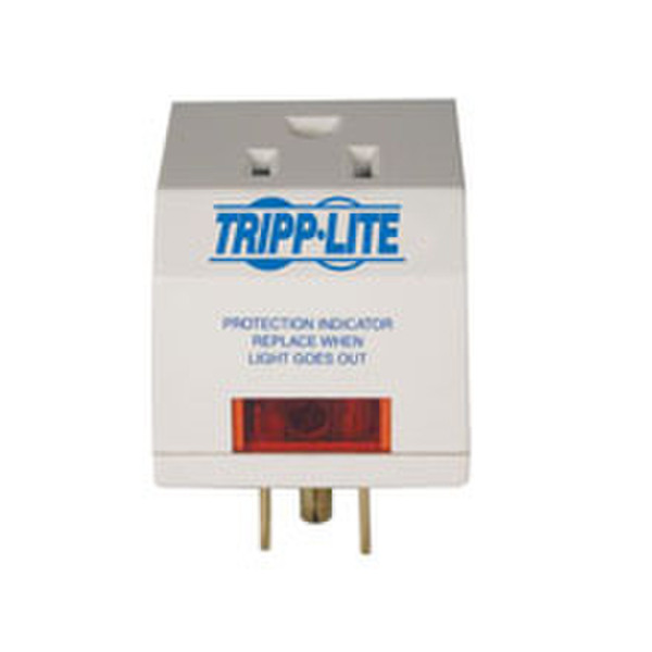 Tripp Lite SPIKECUBE 1AC outlet(s) 120V White surge protector