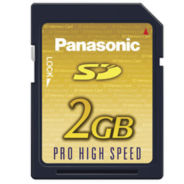 Panasonic RP-SDK02GU1A 2GB SD memory card