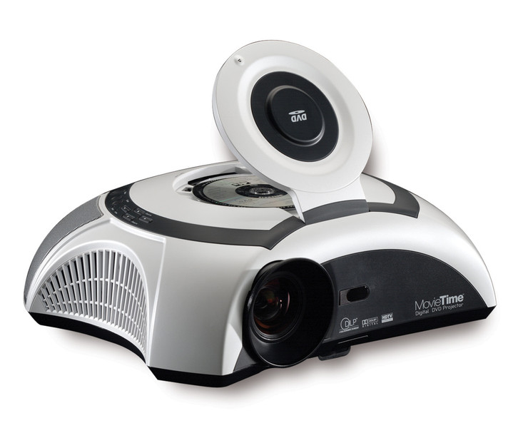 Optoma MovieTime Digital DVD Projector 1000ANSI lumens DLP WVGA (854x480) data projector