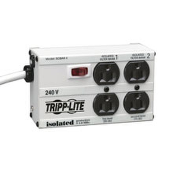 Tripp Lite IB4-6-220 4AC outlet(s) 230V 1.8m White surge protector