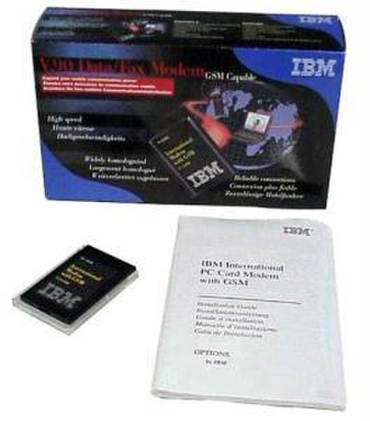 IBM PC CARD MODEM WITH GSM 56кбит/с модем