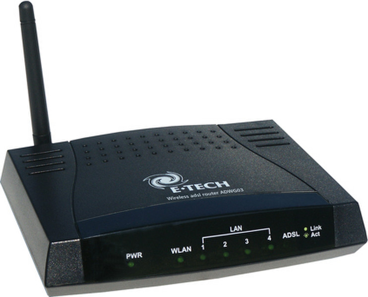 Eminent Wireless-G ADSL2+ Modem/Router Annex B WLAN-Router