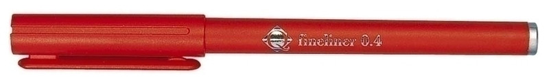 Connect Fineliner 0.4 mm Red felt pen