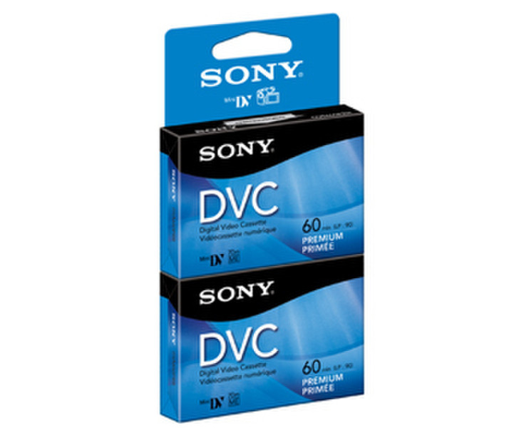 Sony DVM60PRR2 Video сassette 60min 2Stück(e) Audio-/Videokassette