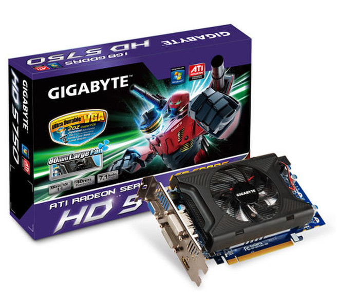 Gigabyte GV-R575OC-1GI 1GB GDDR5 Grafikkarte