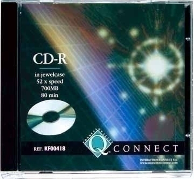 Connect CD-R 700 MB 52x JewelCase 10 pieces CD-R 700MB 10pc(s)