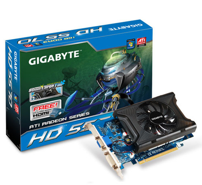 Gigabyte GV-R557-1GH 1GB GDDR3 Grafikkarte